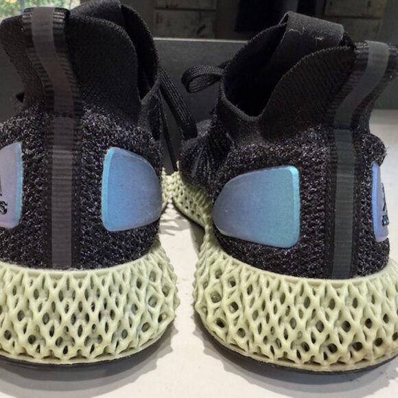 Adidas Alphaedge 4D Core Black-Glory Blue-Collegiate Purple FV106 - Picture 3 of 9